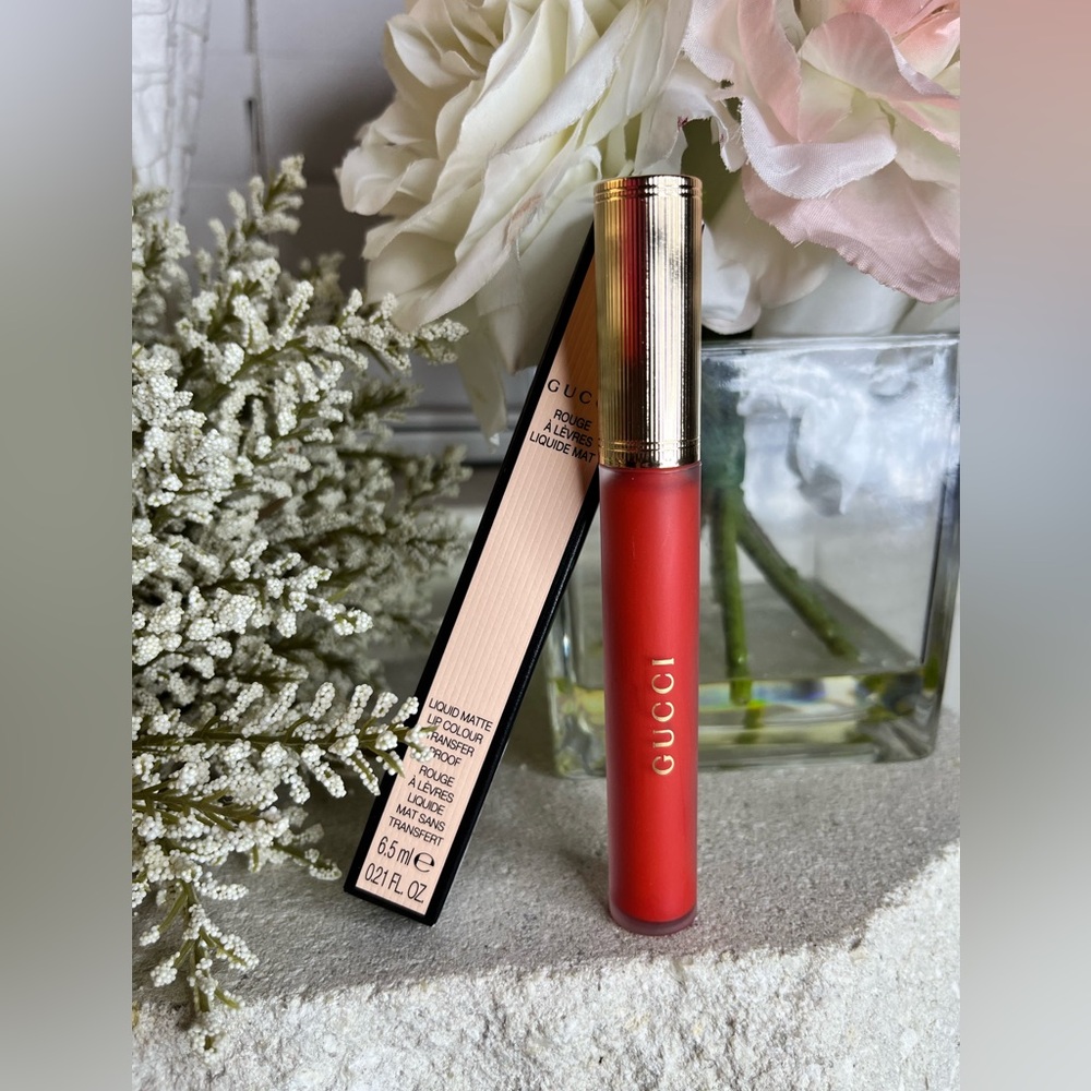 NIB - Gucci - Liquid Matte Lip Colour - Transfer Proof - 311 Lizzie Tiger